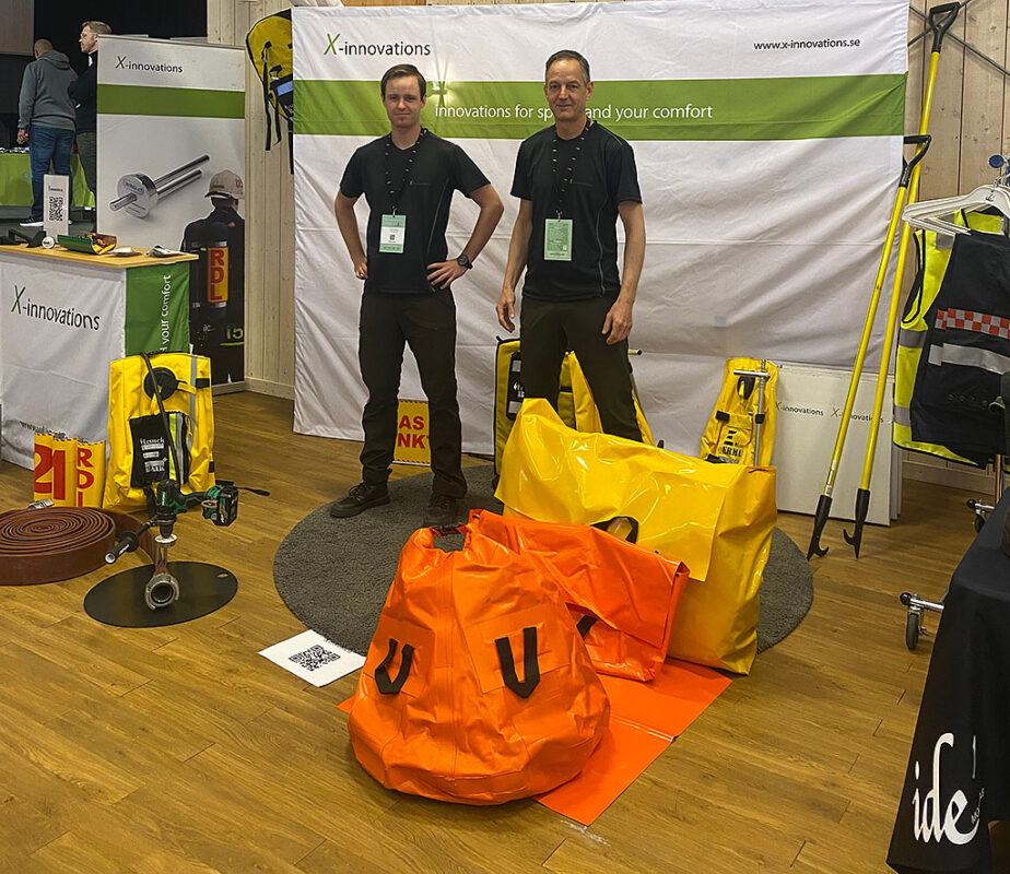 X-innovations på Brand & Räddning 14-15 maj i Västervik.